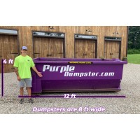 10 yard dumpster rental - 1/2 ton included - 1 week rental - $379