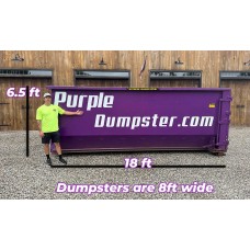30 yard dumpster rental - 2 tons included - 1 week rental - $629